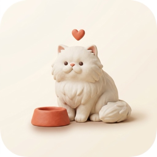 Hiro, our white Persian cat
